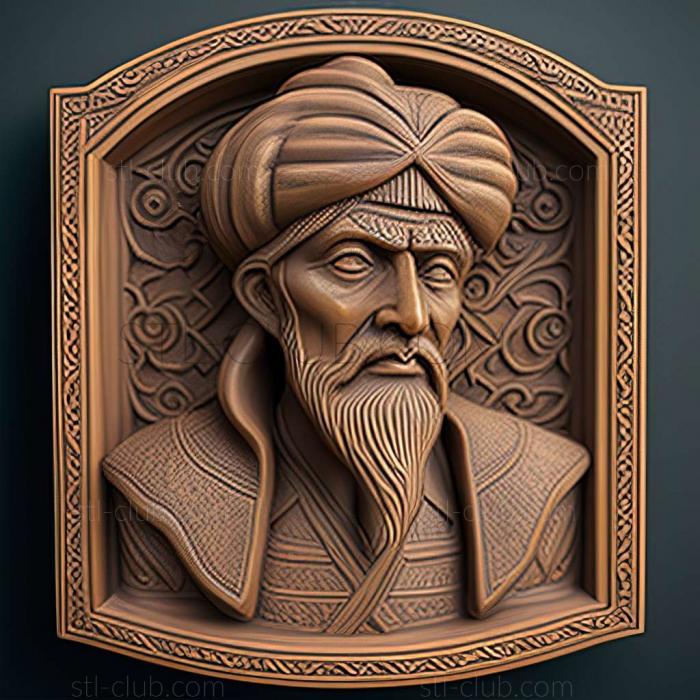 3D model Jalal Abad in Kyrgyzstan (STL)